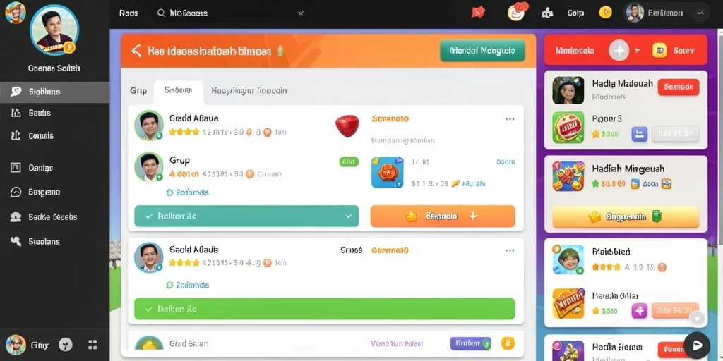 Tampilan antarmuka GUATOGEL yang menarik dan mudah digunakan.