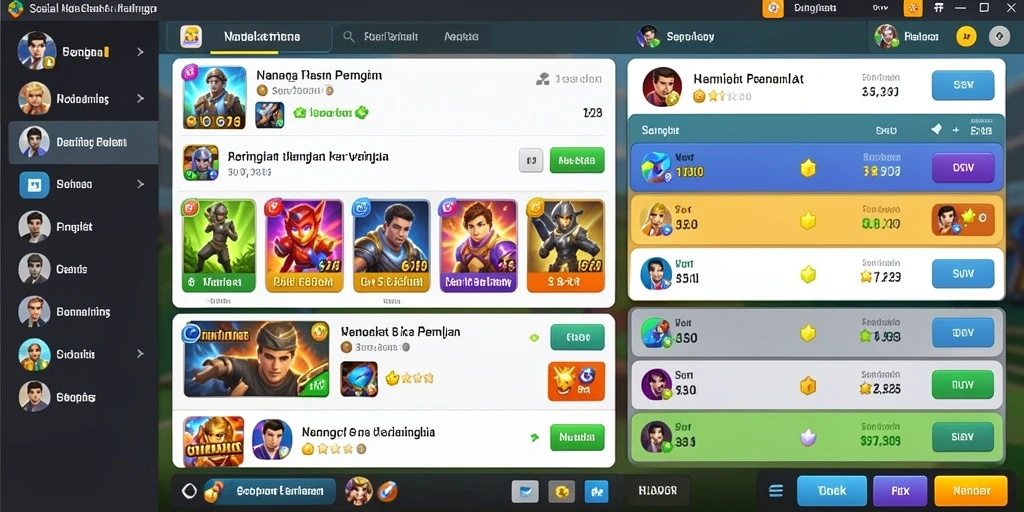 Tampilan karakter ninja yang menawan.