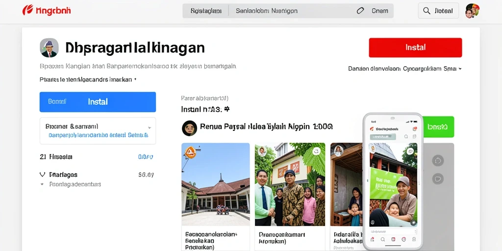 Tampilan antarmuka yang ramah pengguna.