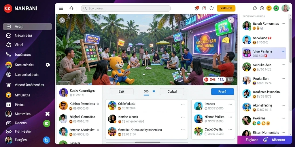 Screenshot menampilkan grafis permainan yang memukau.