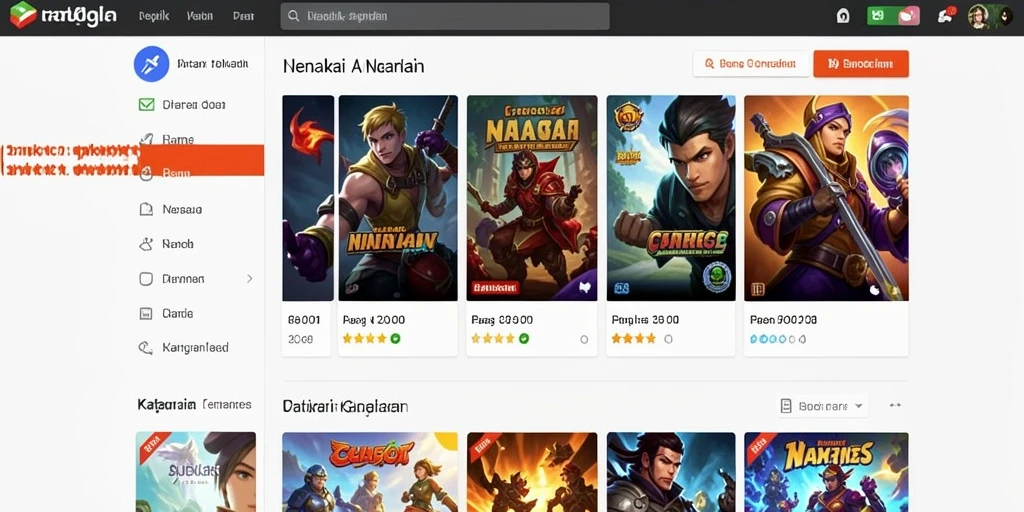 Tampilan awal aplikasi dengan desain yang menarik.