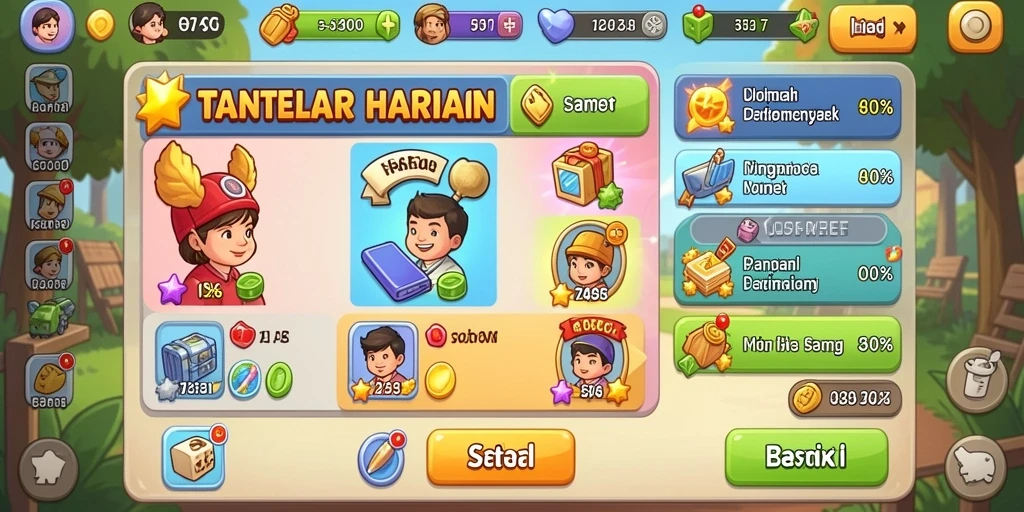Tampilan antarmuka aplikasi PADI777 yang menarik.