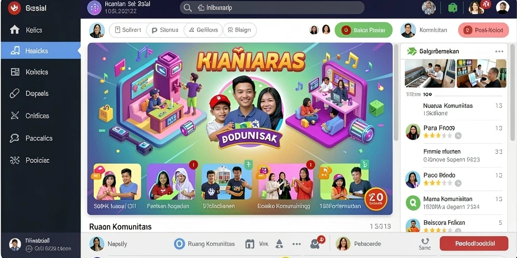 Screenshot menunjukkan karakter utama dalam aksi.