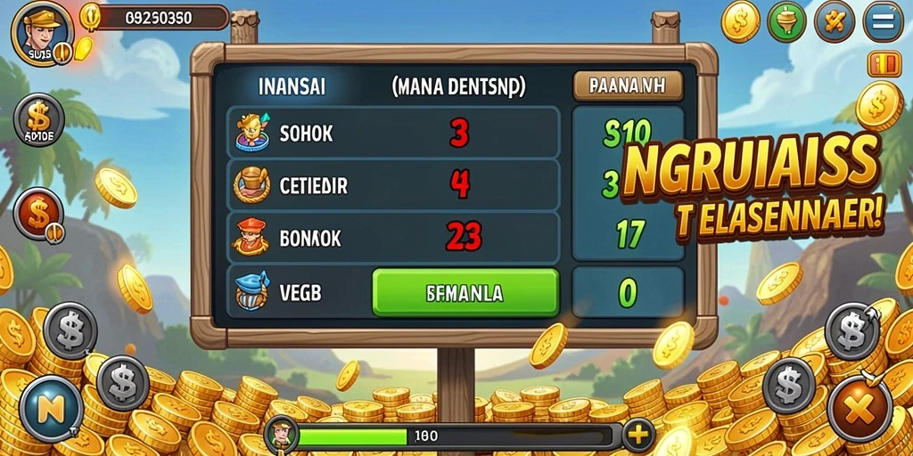Screenshot menampilkan antarmuka permainan yang intuitif.