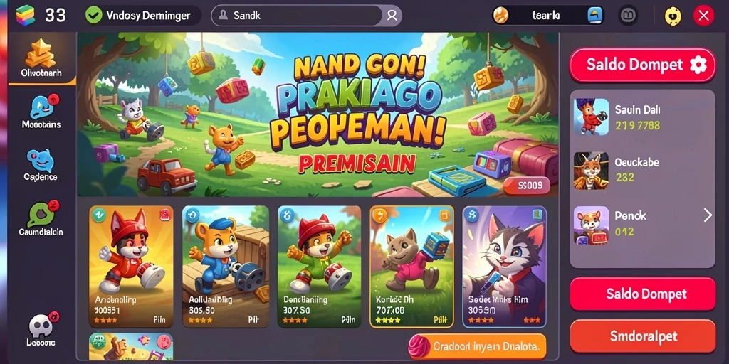 Tampilan awal aplikasi SITUSTOTO yang menarik.