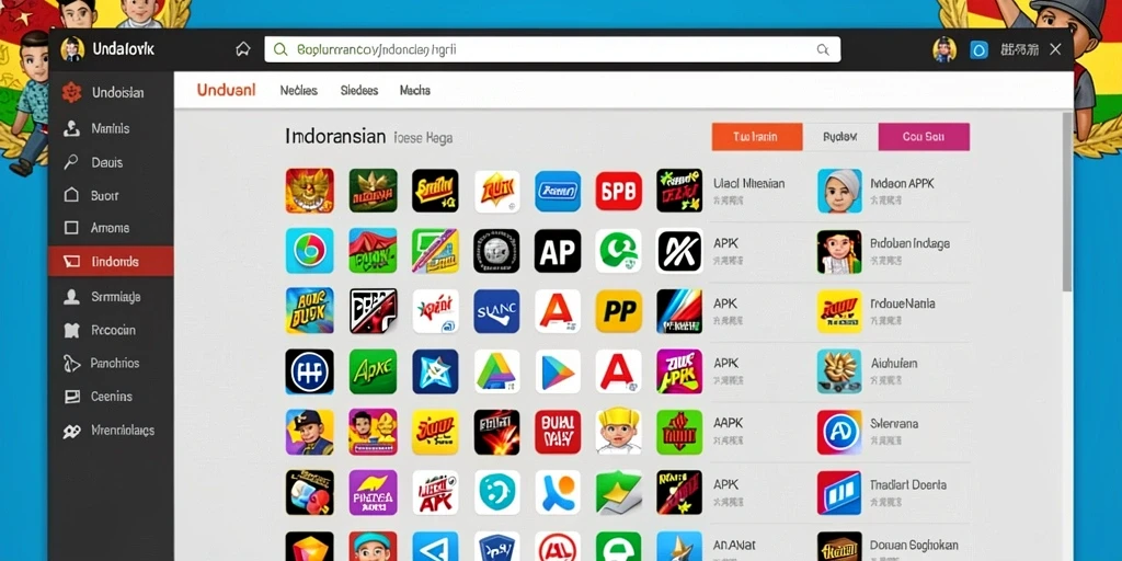 Tampilan menu utama yang menarik dan mudah dinavigasi.